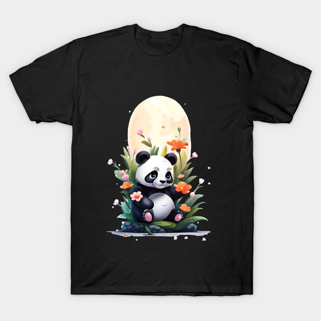 Fat Bear Week_panda T-Shirt by Charmycraft